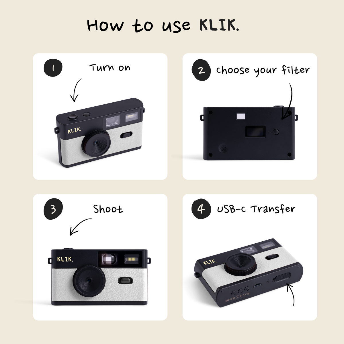 KLIK™️ Screen-Free Camera