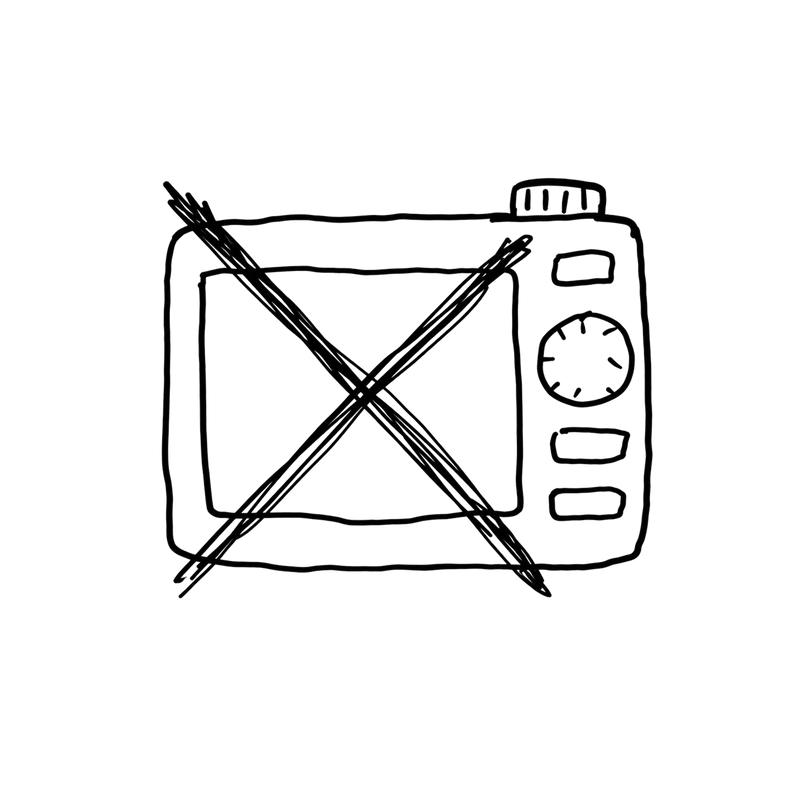 No screen
